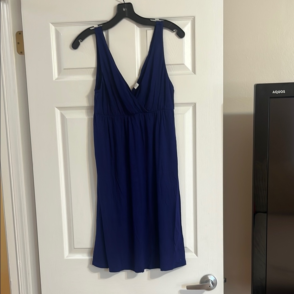 Old Navy Blue V-Neck Dress